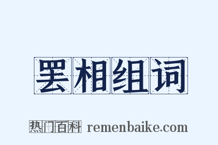 罢相组词是什么意思的图片